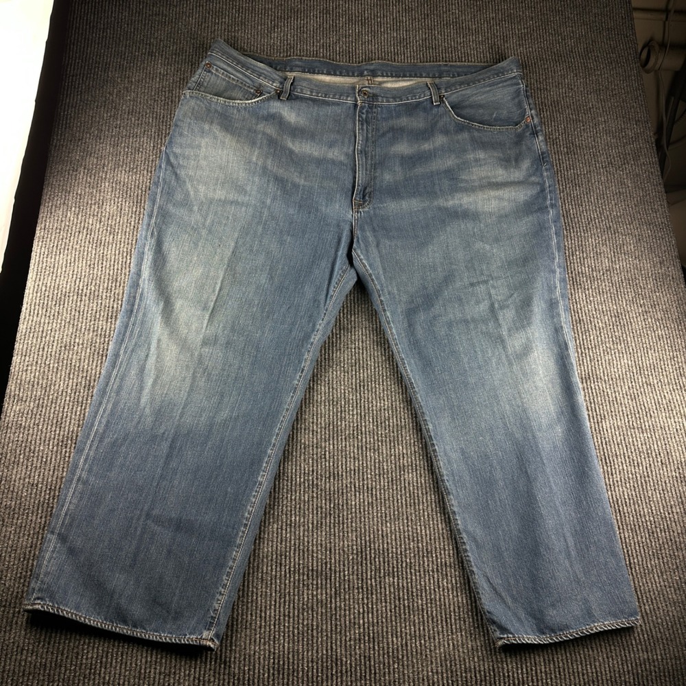 Polo Jeans Co Ashmore Original Straight Leg Blue Denim Jeans 52x30 8466BTAY9079